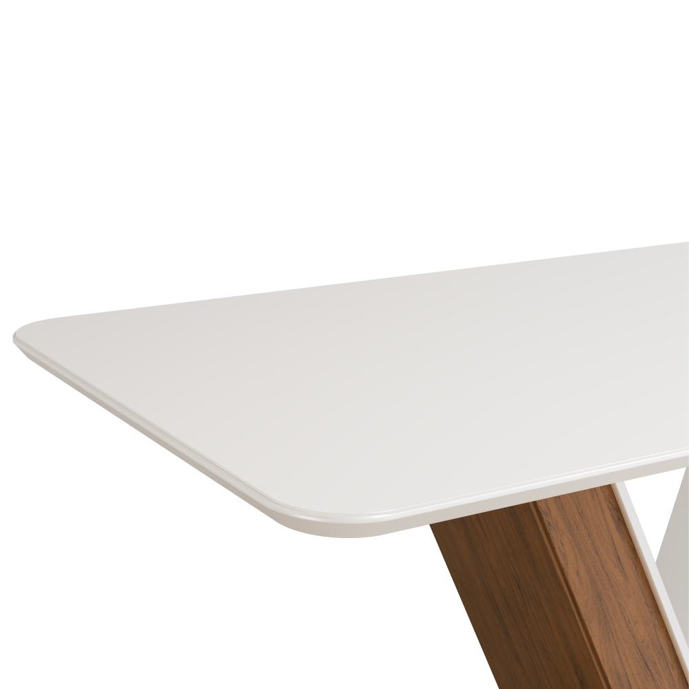 Mesa de Jantar 4 Lugares Curry Freijó Off White