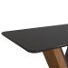 Mesa de Jantar 4 Lugares Curry Freijó Preto Brilho