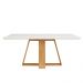Mesa de Jantar 4 Lugares Lebron Carvalho Nobre Off White
