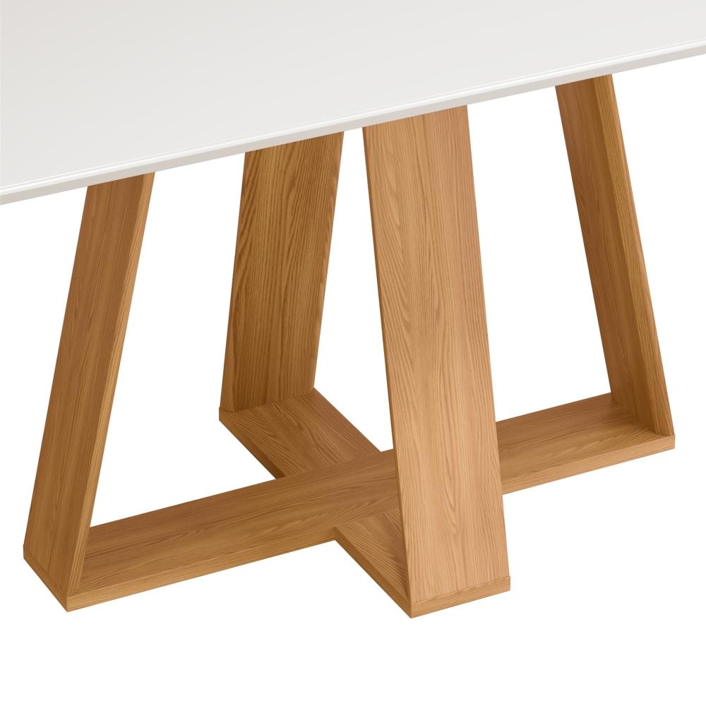 Mesa de Jantar 4 Lugares Lebron Carvalho Nobre Off White