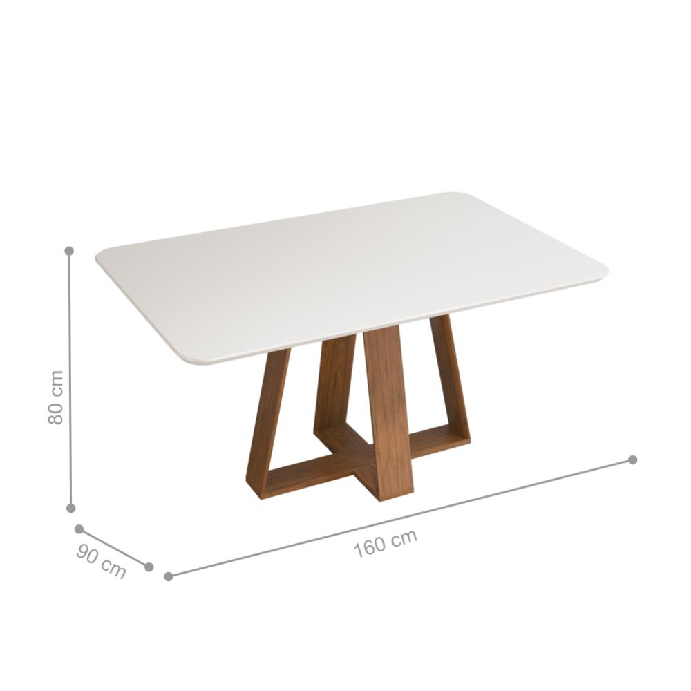 Mesa de Jantar 4 Lugares Lebron Freijó Off White