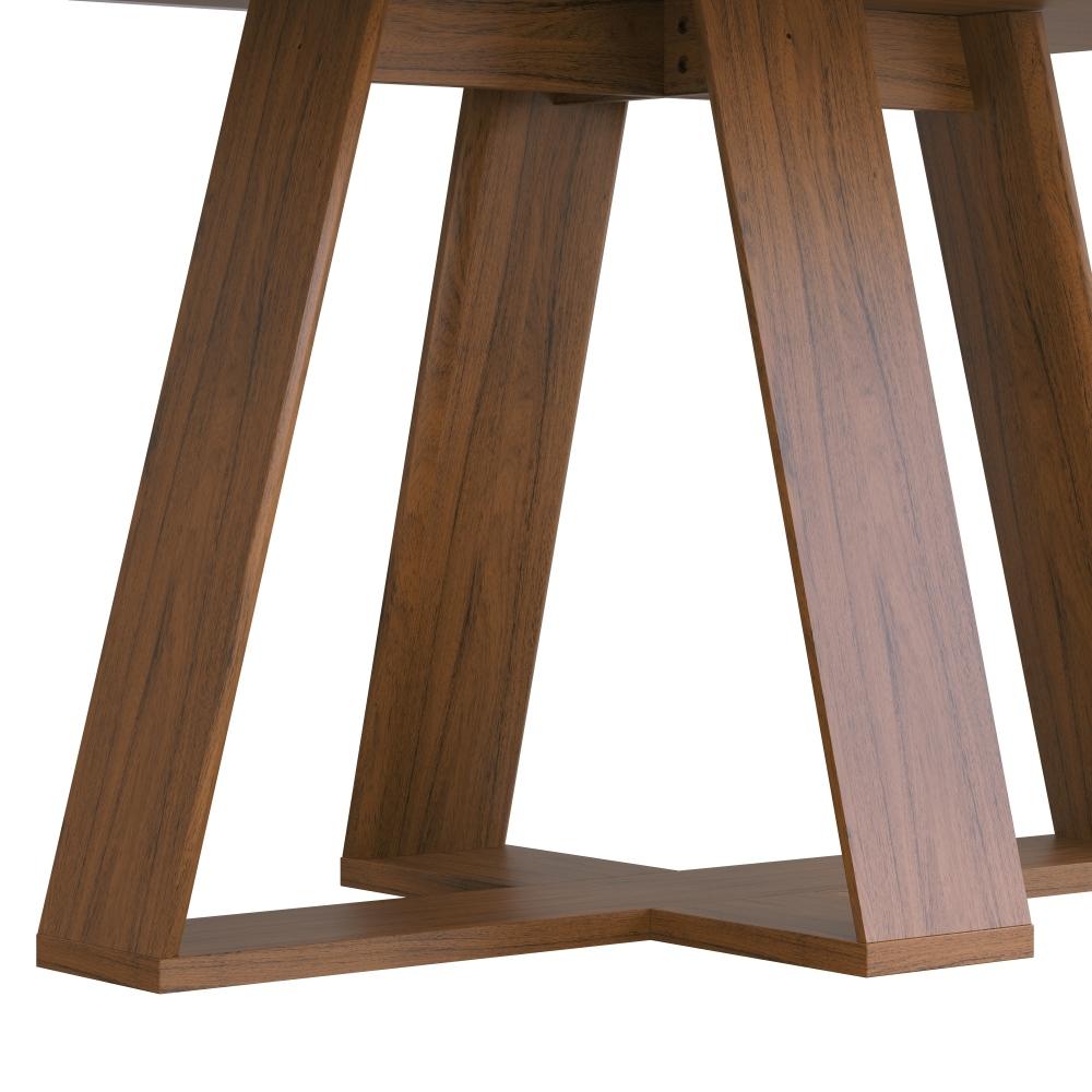 Mesa de Jantar com Tampo de Vidro Nec Freijo Off White