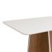 Mesa de Jantar com Tampo de Vidro Oklahoma Freijó Off White