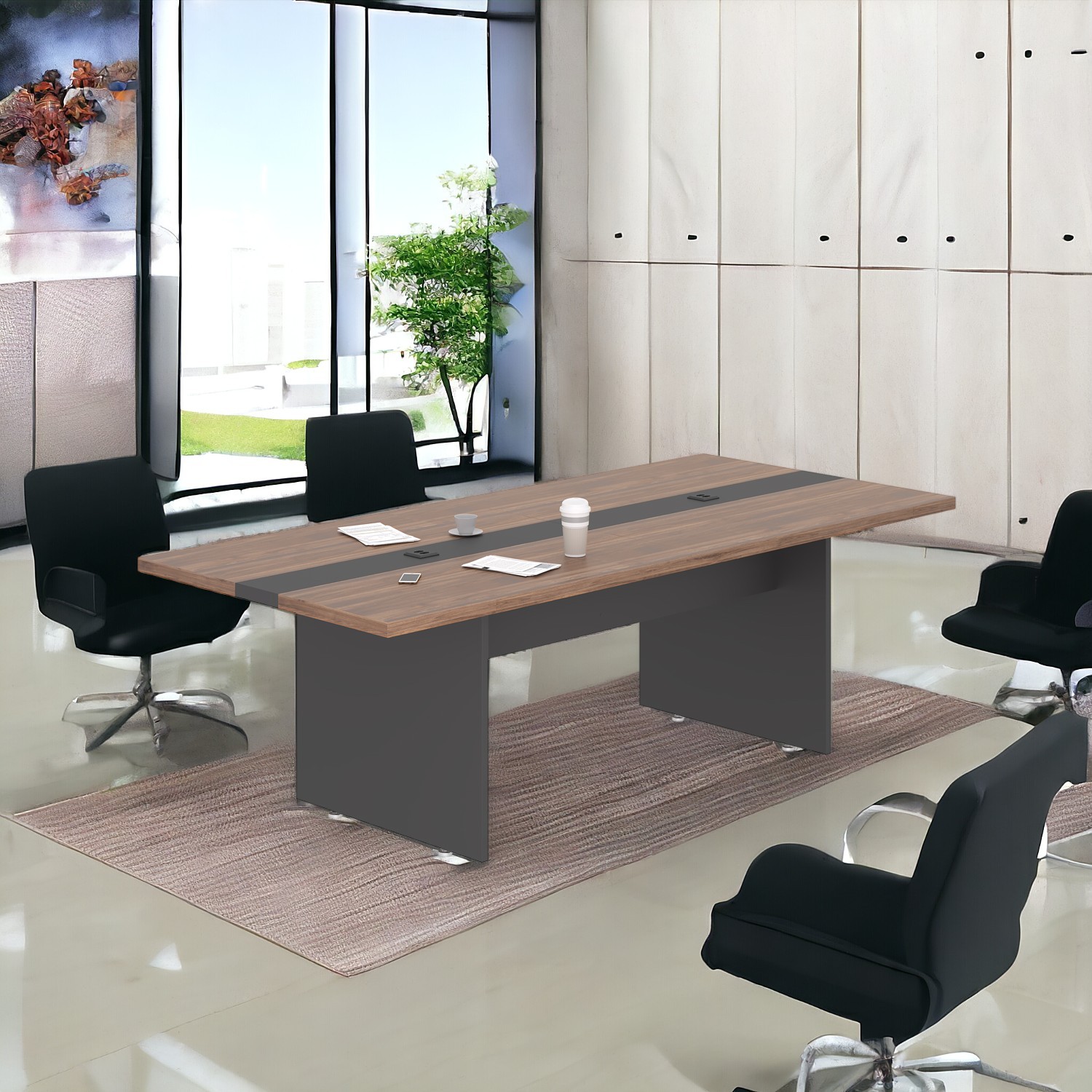 Mesa de Reunião 6 Lugares Empresa Parma Noce
