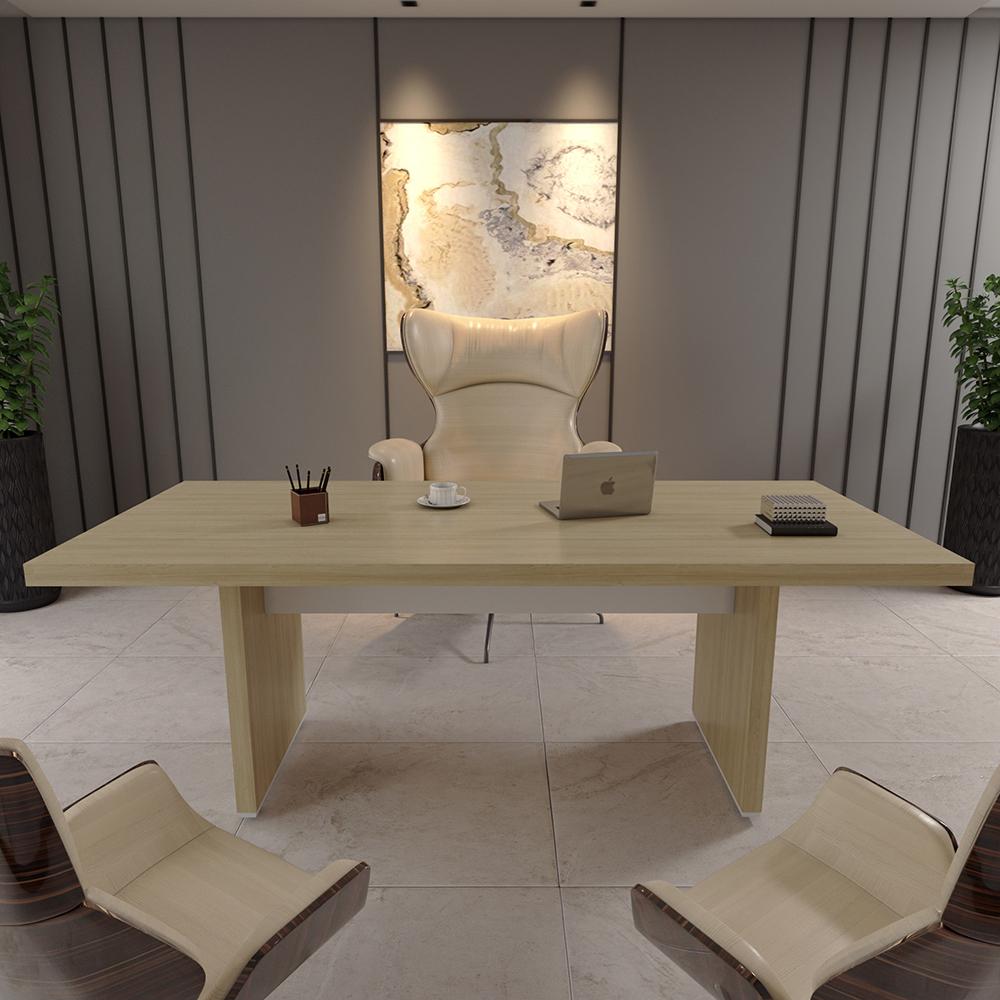 Mesa de Reunião Londres Carvalho Branco