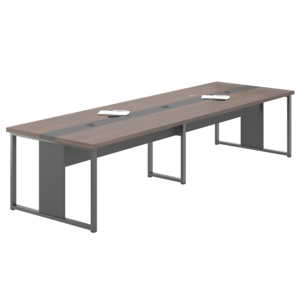 Mesa de Reunião para Escritorio Tokyo Freijó Preto
