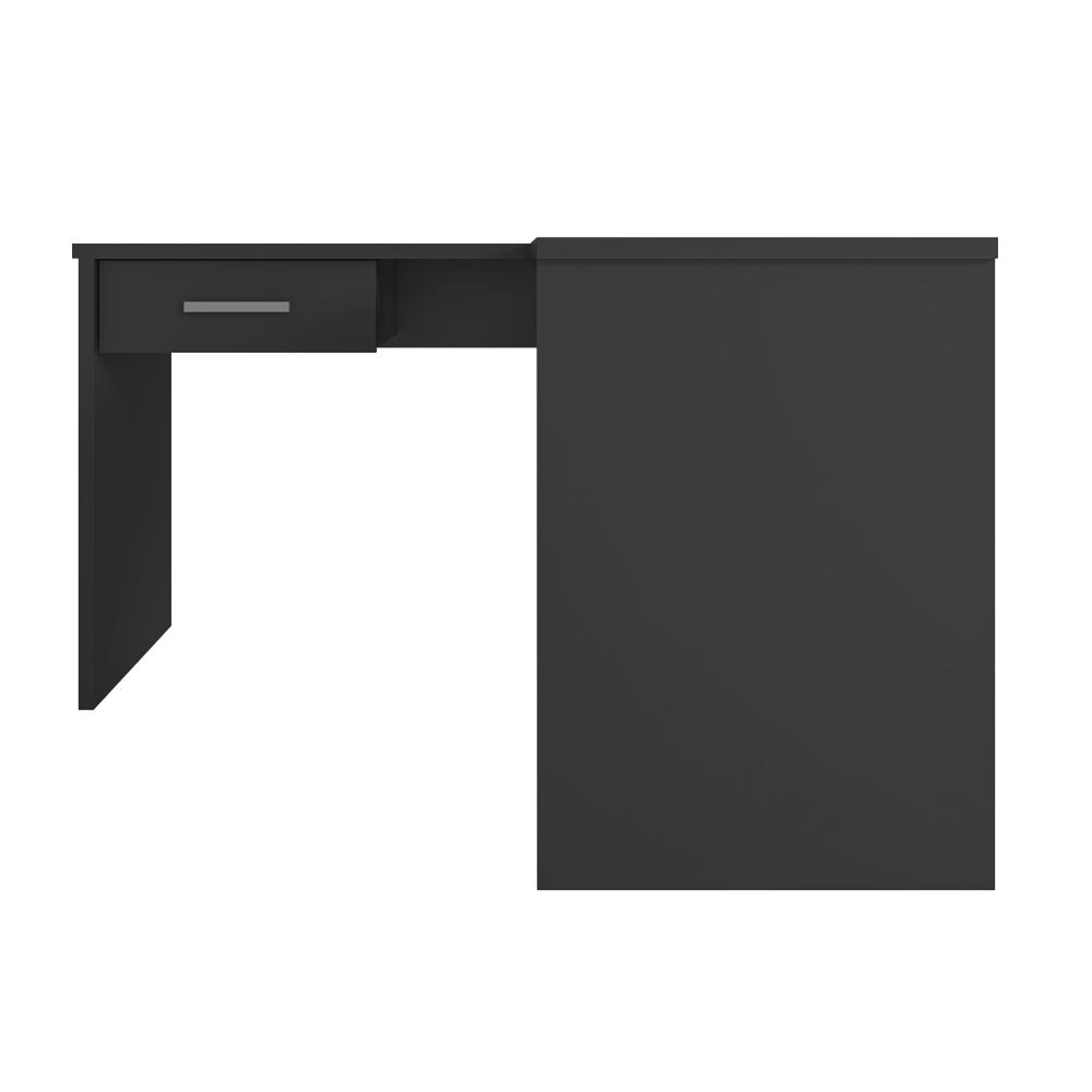 Mesa em L com Gaveta Nikola Preto Trama