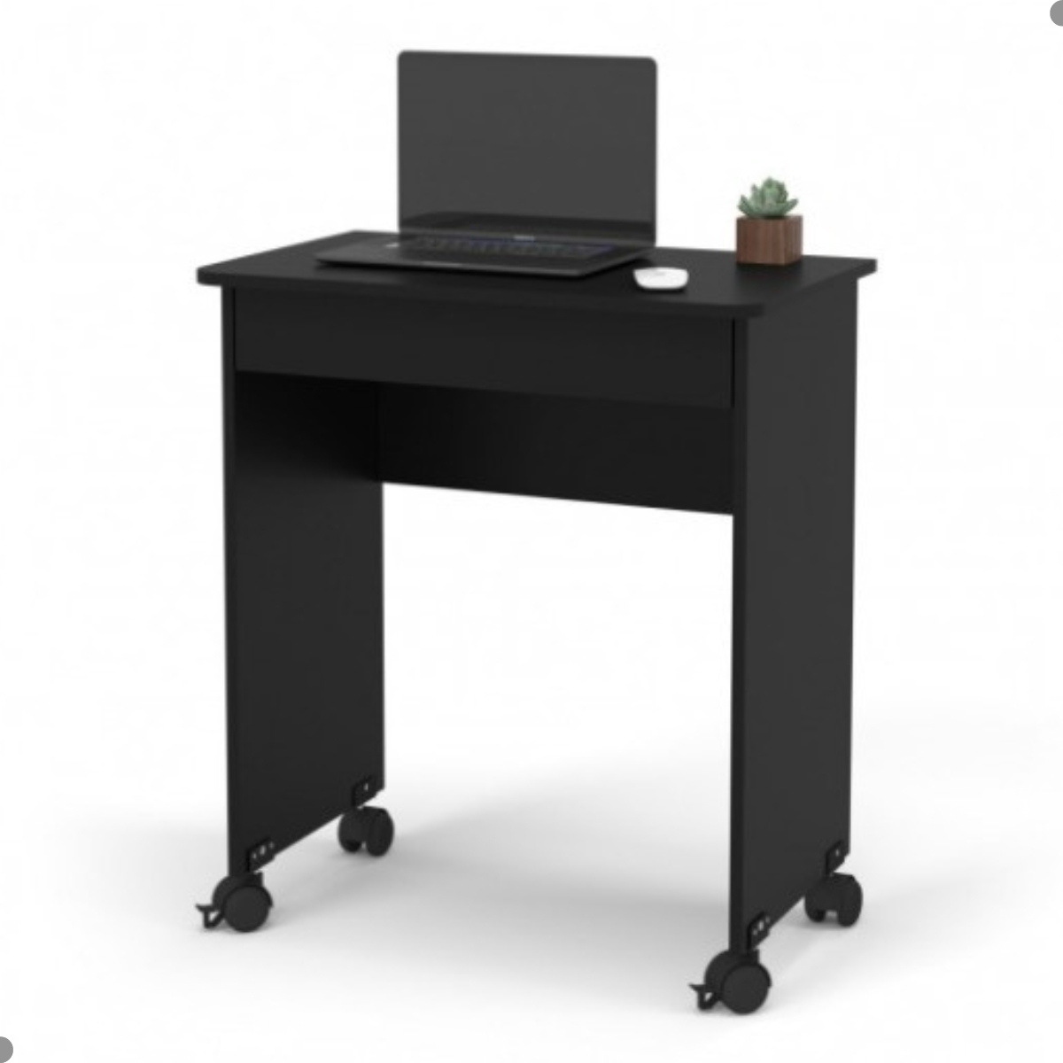 Mesa para Computador com 1 Gaveta Atlanta Preto