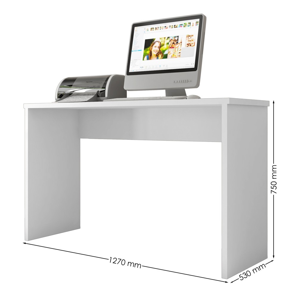Mesa para Computador com Gaveta Jacote Branco