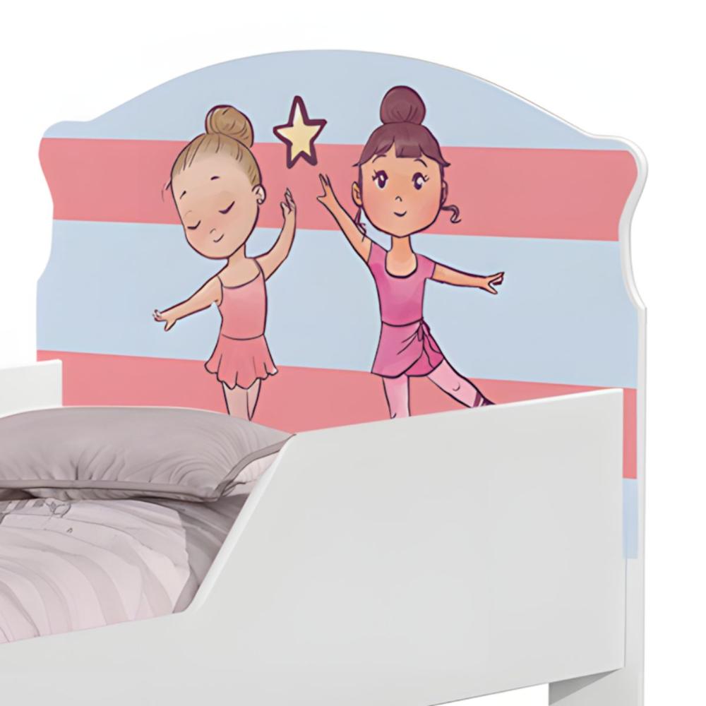 Mini Cama Bailarinas Meninas Com Colchão