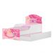 Mini Cama Infantil com Auxiliar Pop Carruagem Rosa