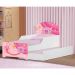 Mini Cama Infantil com Auxiliar Pop Carruagem Rosa com Colchões