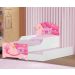 Mini Cama Infantil com Auxiliar Pop Carruagem Rosa com Colchões