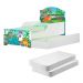 Mini Cama Infantil com Auxiliar Pop Dinos Amigos Com Colchões