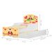 Mini Cama Infantil com Auxiliar Pop Menina Joaninha com Colchões