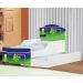 Mini Cama Infantil com Auxiliar Pop Papagaio Futebol com Colchão