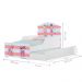 Mini Cama Infantil com Auxiliar Pop Pequenas Bailarinas com Colchões