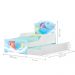 Mini Cama Infantil com Auxiliar Pop Pipa no Céu com Colchões