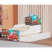 Mini Cama Infantil com Auxiliar Pop Resgate Bombeiro