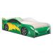 Mini Cama Run Car Verde com Colchão