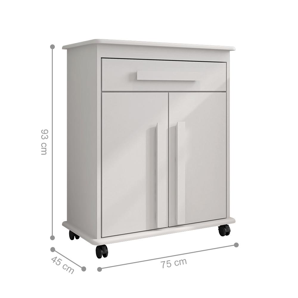 Multiuso com 2 Portas Cantária Branco