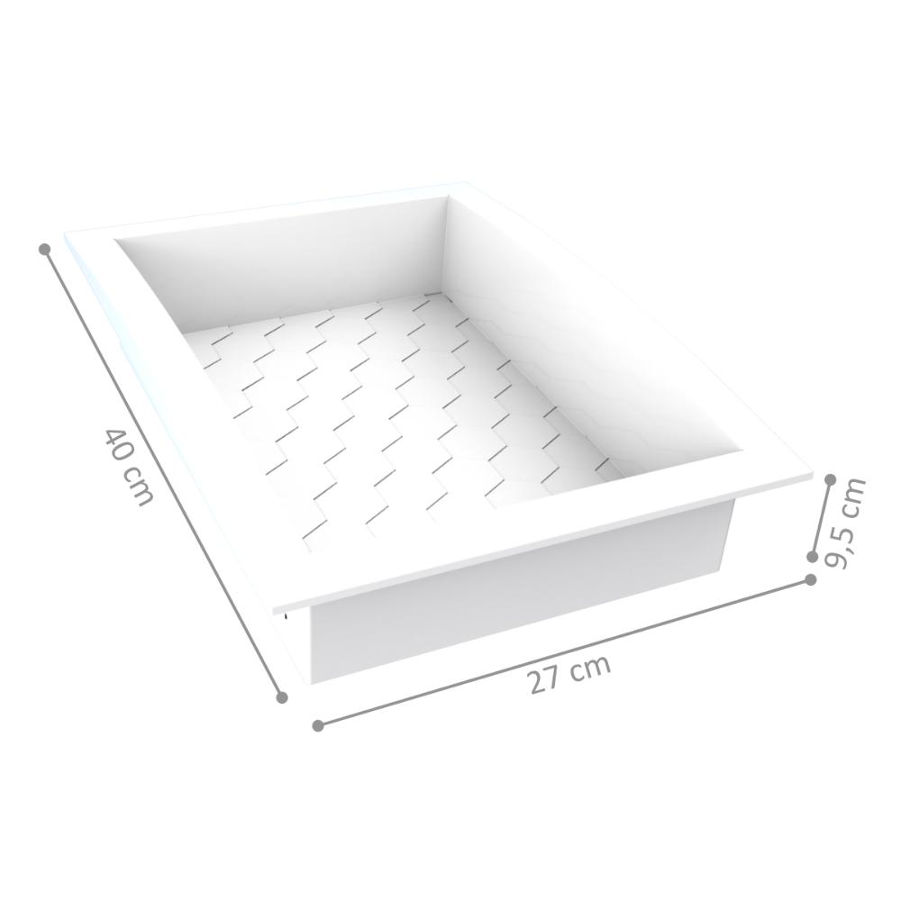 Nicho em Plástico Injetado 40x27 Ipameri Branco