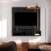 Painel Para TV 32 Polegadas San Luis Preto Cinamomo 