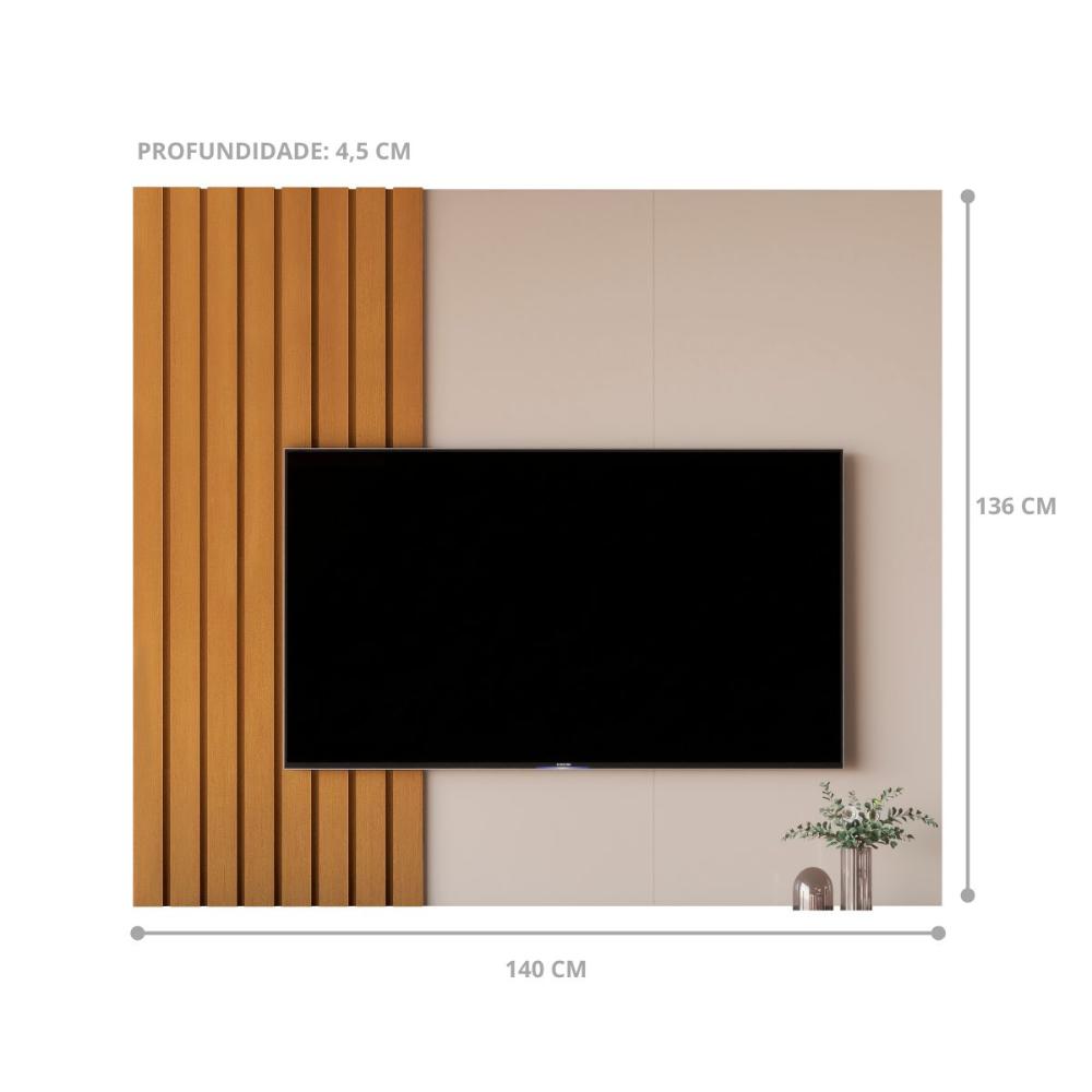 Painel Para TV 58 Polegadas Pantanal Off White