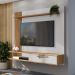 Painel Para TV 65 Polegadas Aranau Cinamomo Off White