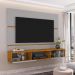 Painel Para TV 65 Polegadas Citrino OFf White Nature Ripado