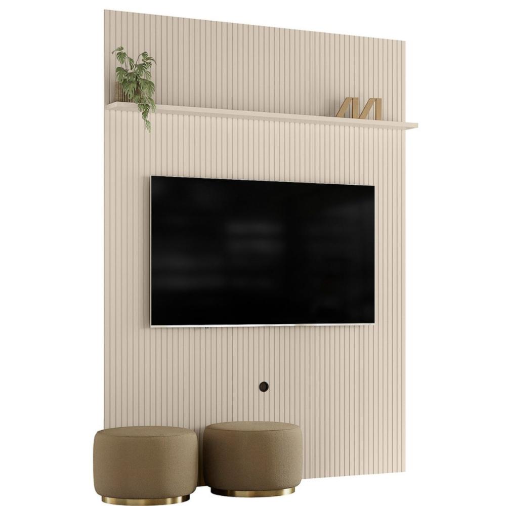Painel Para TV 75 Polegadas Normandia Off White