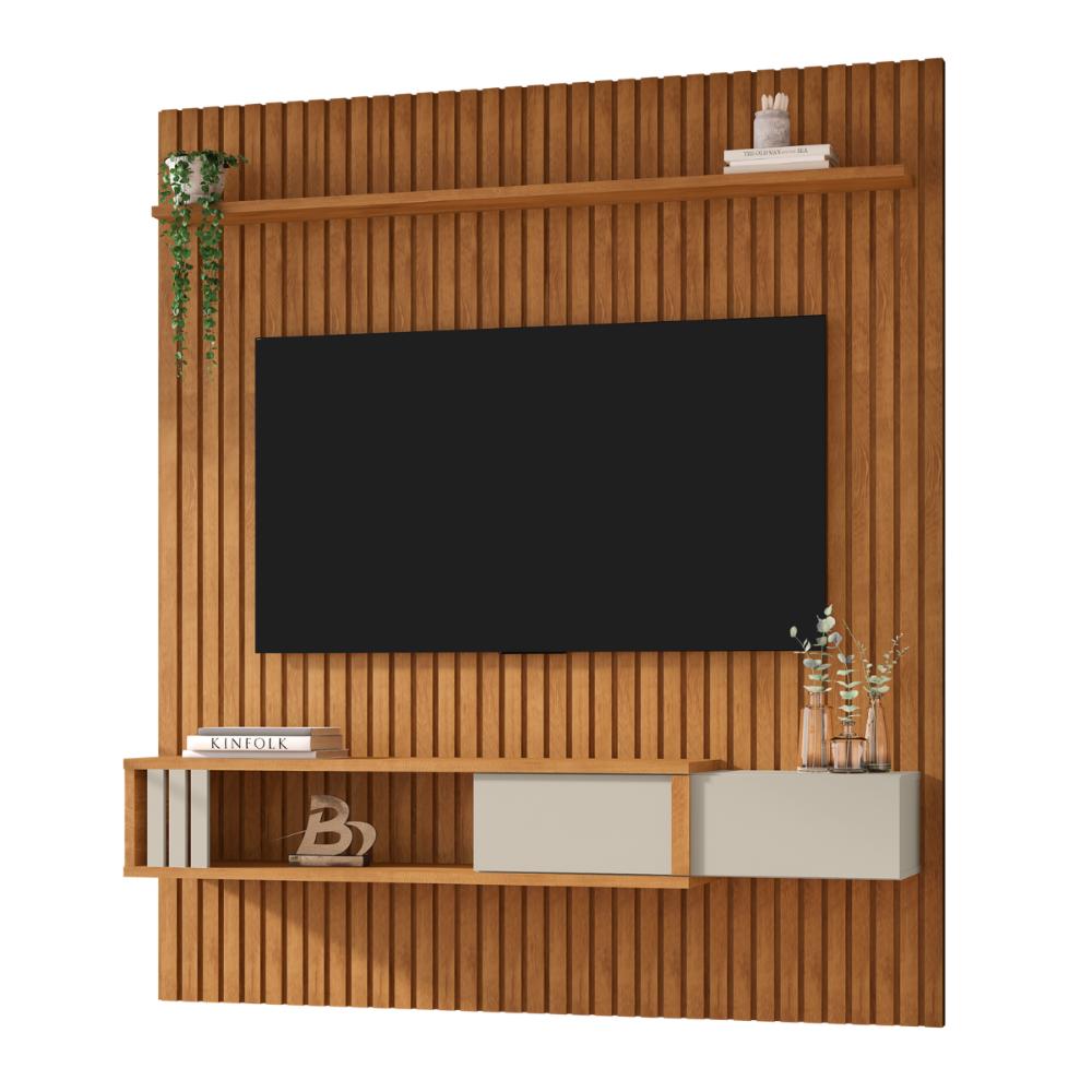 Painel Para TV 75 Polegadas Sao Tome Nature Off White