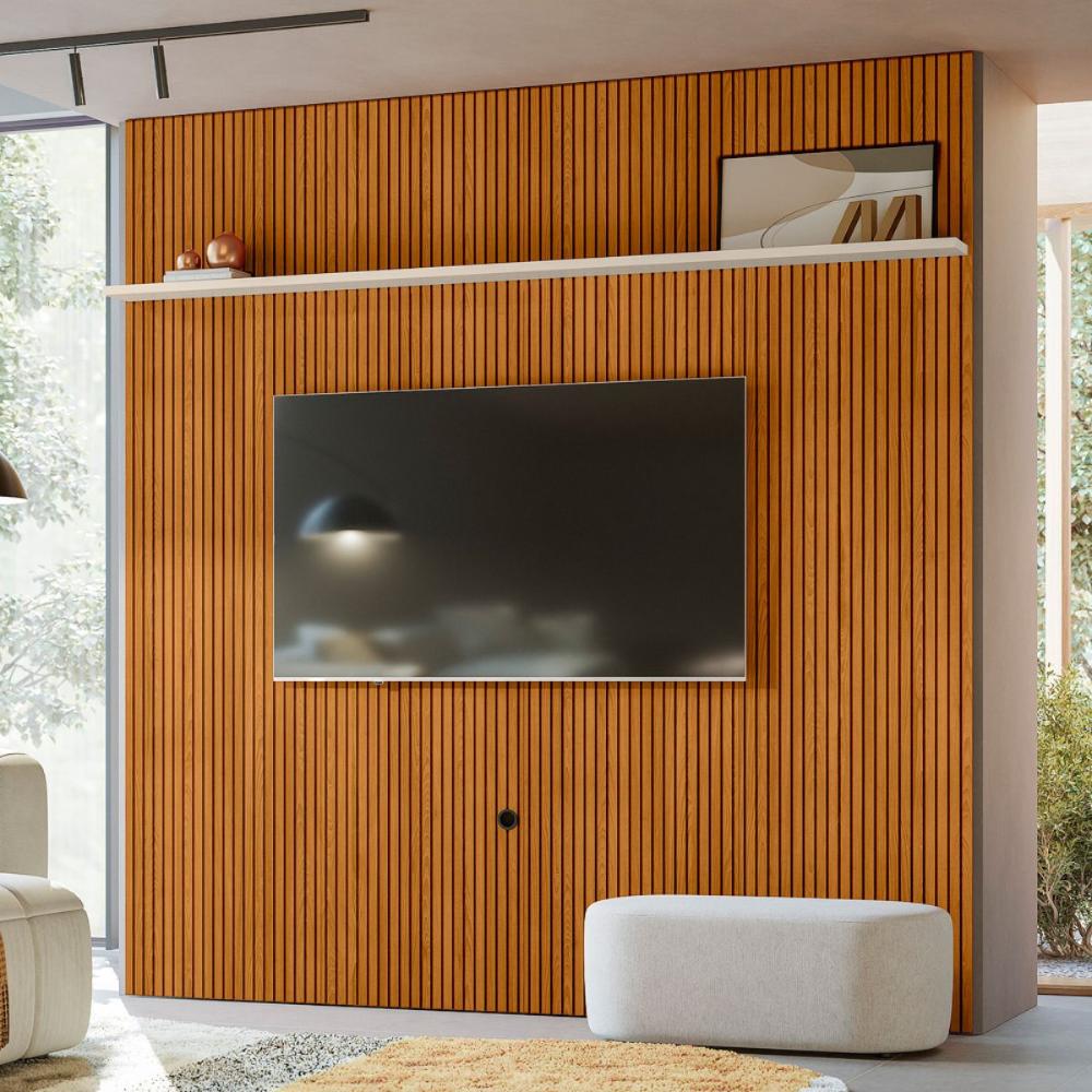 Painel Para TV 75 Polegadas Tanqueray Cinamomo Off White