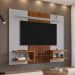 Painel Para Tv 55 Polegadas Pleiades Off White Nature Ripado