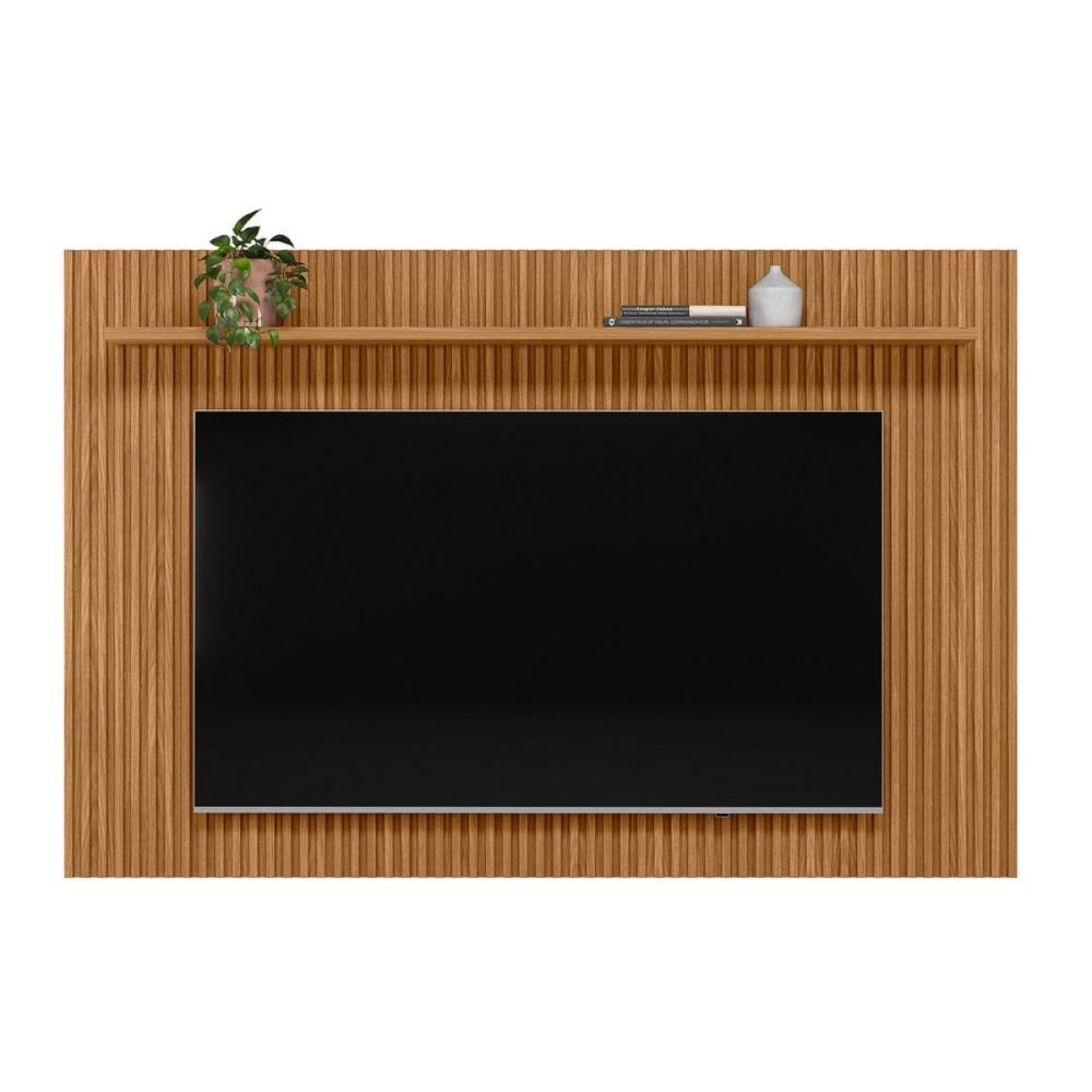 Painel Ripado Para TVs Até 75 Polegadas Roum Nature Fosco
