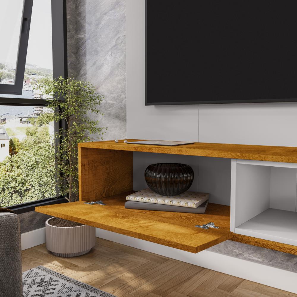 Painel TV 50 Polegadas Conrado Naturalle Off-White