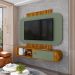 Painel TV 55 Polegadas Capivari Naturalle Pistache