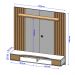 Painel TV 55 Polegadas Tropical Cinamomo Off-White