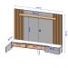 Painel TV 65 Polegadas Litoral Cinamomo Off-White