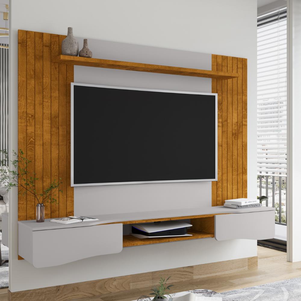 Painel TV 65 Polegadas Litoral Naturalle Off-White