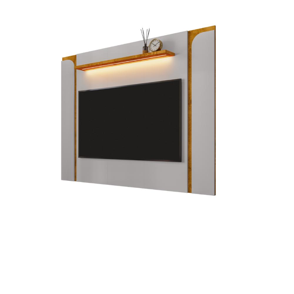 Painel TV 75 Polegadas Costa do Sol Off White Naturalle