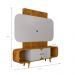 Painel TV 75 Polegadas Embaré Naturalle Off White