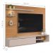 Painel para TV Ares com Led Carvalho Griz