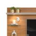 Painel para TV Ares com Led Carvalho Griz