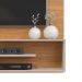 Painel para TV Ares com Led Carvalho Griz