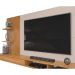 Painel para TV Frisado Bae Carvalho Griz