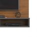 Painel para TV Frisado Bae Freijó Cinza