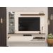 Painel para TV com Espelhos Luaner Off White Freijo