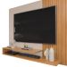 Painel para TV com Frisos Kenay Carvalho Nobre Griz