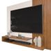 Painel para TV com Frisos Kenay Freijo Off White